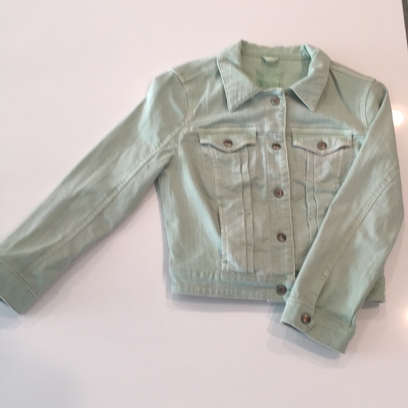 Guess Cropped Jean Jacket - Picture 1 of 3